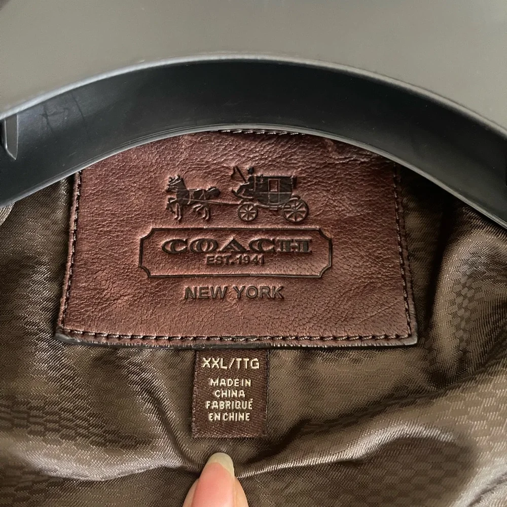 Coach Leather Racer Jacket - Picture 6 of 6